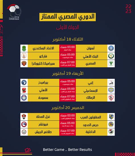 موقع بوابة فيتو رسميا رابطة الأندية تعلن جدول مواعيد مباريات الدور