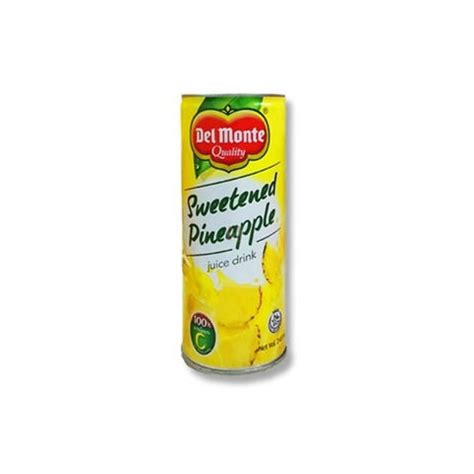 Del Monte Sweetened Pineapple Juice Drink Ml Is Not Halal Halal Check