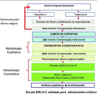 Flujograma Del Proceso De Adaptaci N Y Validaci N Transcultural De Swls