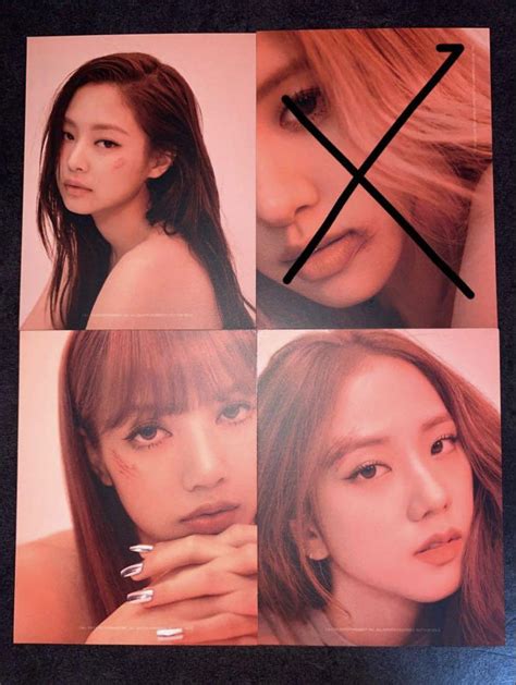 Cheap Wts Blackpink Kill This Love Puzzle Card Rose Jennie Lisa Jisoo