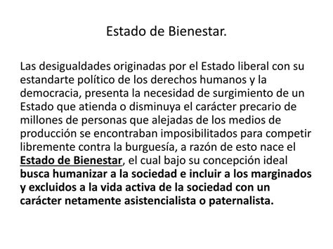 Ppt Estado Neoliberal Del Estado De Bienestar Al Estado Neoliberal Powerpoint Presentation