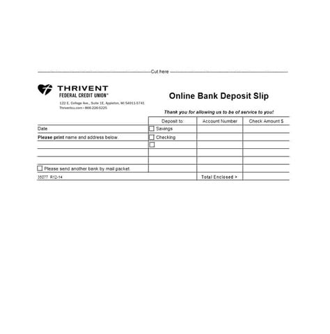 Deposit Slip 10 Examples Format Pdf