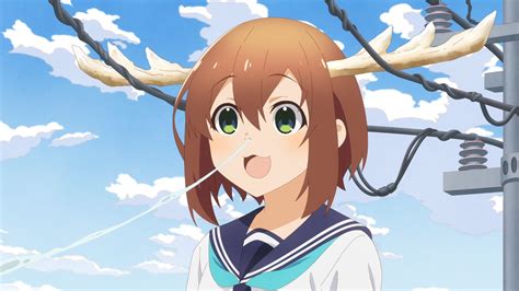 【写真・画像】ツノで扉をぶち壊す！「しかのこ」のこたん、強行突破シーンは爆笑必至「あんな教室の入り方があるなんて」 1枚目 アニメニュース