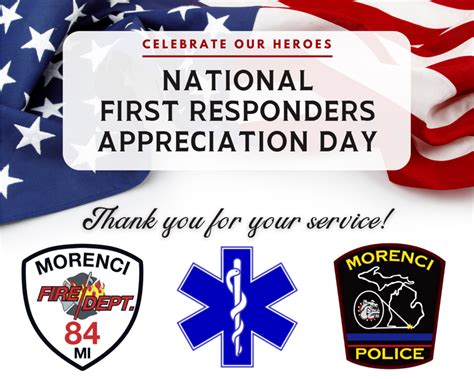 First Responders Appreciation Day City Of Morenci