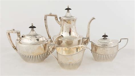 Gorham Four Piece Sterling Tea Set Cottone Auctions