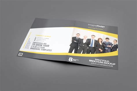 Half-Fold-Brochure-Mockup-02-color | www.idesignstudio.net