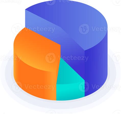 3D Pie Chart 3 Step Infographic 26972629 PNG