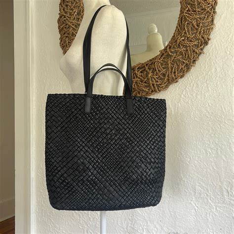 Falor Italia Bags Italian Genuine Leather Woven Tote Poshmark