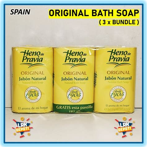 Heno De Pravia Original Jabon Natural Moisturizing Bath BAR SOAP