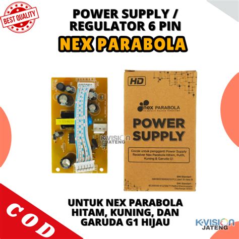 POWER SUPPLY REGULATOR PSU UNTUK RECEIVER NEX PARABOLA KUNING NEX