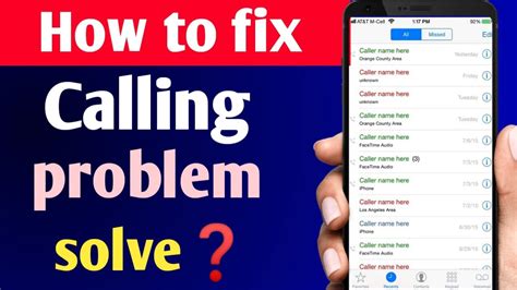 Calling Problem Solution How To Fix Calling Problem Incoming