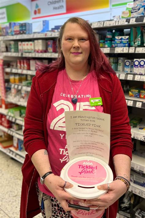 Asda Worker Cuts Her Hair For Tickled Pink Breast Cancer Charity Isle Of Wight Observer News