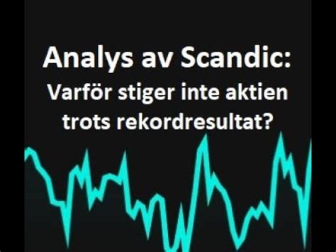 2022 10 28 Scandic levererar rekordresultat men aktien rör sig inte