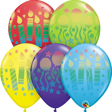 Qualatex Rundballon Gedeckt Birthday Sprays Airfx Balloons