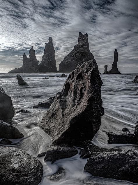 Sea Stacks Of Reynisdrangar Photograph by Henk Goossens - Fine Art America