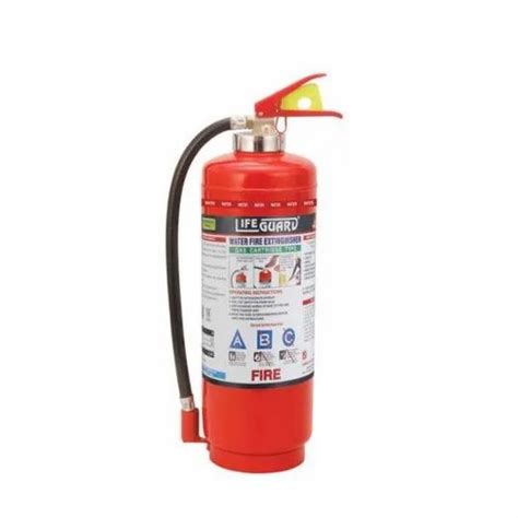 Life Guard Mild Steel Portable Fire Extinguisher Capacity Litre At