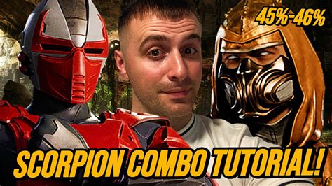 Scorpion Combo Tutorial With Sektor Kameo 45 46 Mortal Kombat 1