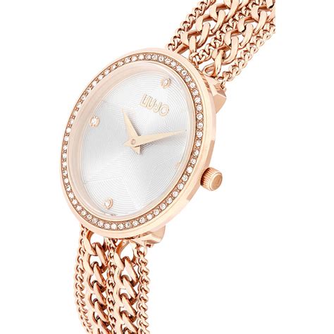 Orologio Liu Jo Solo Tempo Donna Chain Gold Rose Tlj Joies Gioielli