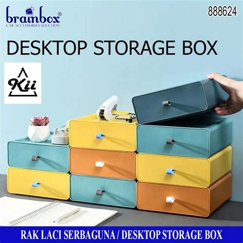 Jual Kotak Laci Serbaguna Storage Box Kotak Rak Susun Laci