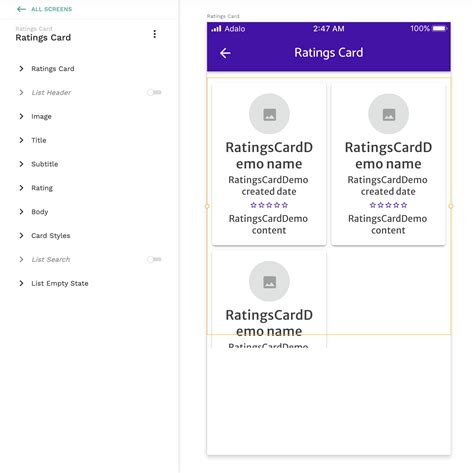 🔥 New Templar Design Component: Ratings Card List (Display reviews ...