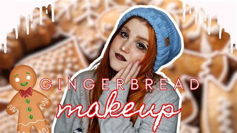 Gingerbread Eyeshadow Tutorial Christmas Graphic Eyeliner 25 Days