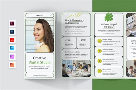 Creative Tri Fold Brochure Template Design Shack