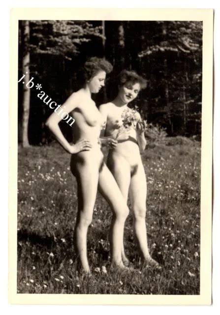 Roessler Aktfoto Nude Woman Study Vintage S Outdoors