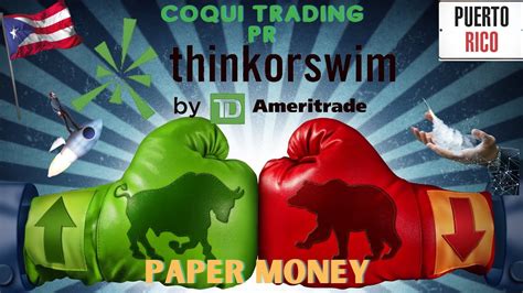 Td Ameritrade Paper Trading Think Or Swim Tutorial Youtube