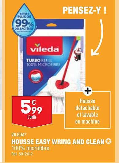 Promo Housse Easy Wring And Clean Vileda Chez Aldi Icatalogue Fr