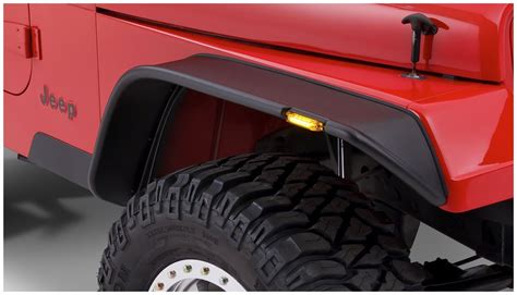 Bushwacker Jeep Flat Style Fender Flares Jeep Wrangler Yj Excl Renega