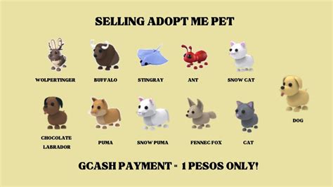 Adopt Me Common Uncommon Pets Video Gaming Gaming Accessories In