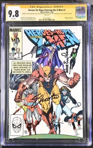 Heros For Hope Starrin The X Men Cgc Ss Signed Englehart Grell