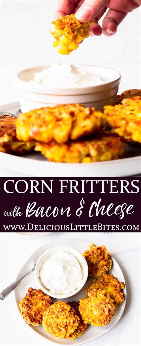 These Crispy Sweet And Savory Corn Fritters Are Loaded With Juicy Kernels Of Corn Cheddar