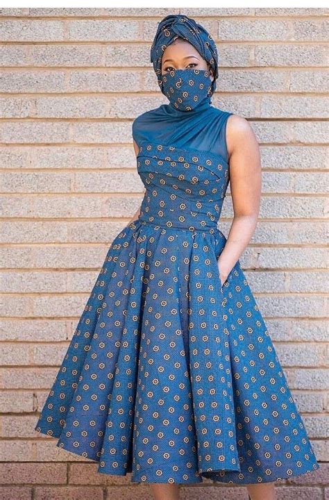 Pin By Olwethu Baartman On Wife Diaries Shweshwe Dresses Sotho