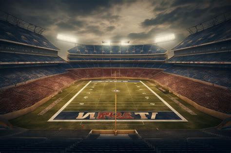 Premium Photo Realistic American Football Stadium