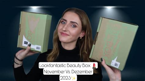 Lookfantastic Beauty Box November Vs Dezember 2023 Unboxing YouTube