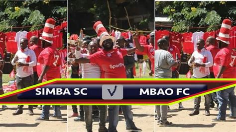 Simba Sc Vs Mbao Fc Leo Youtube