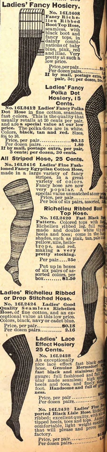 Victorian Stockings Socks Hosiery Tights History