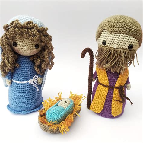 Patr N Pesebre Patr N El Bel N Patr N Nacimiento Amigurumi Etsy