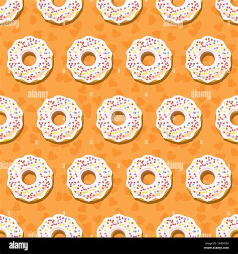 Patr N Sin Costuras En Forma De Donut Donuts Glaseado De Az Car Dulce