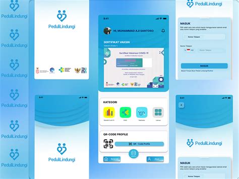 Redesign PeduliLindungi Apps by M Mufid Sadzili on Dribbble