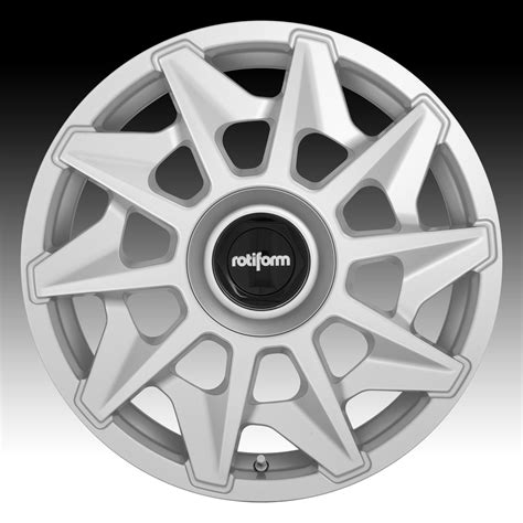 Rotiform CVT R124 Gloss Silver Custom Wheels Rims CVT R124