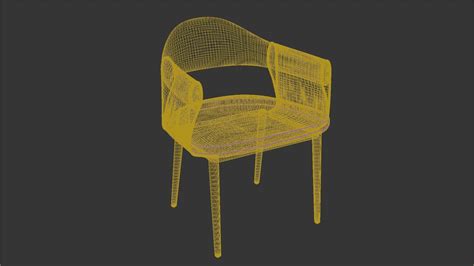 Trussardi Casa Larzia Chair 3D Model 3D Model CGTrader