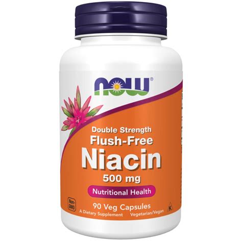 Flush Free Niacin Mg Kaps Now Foods Fiksuapteekki