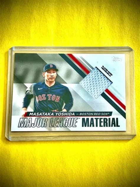 Relique Patch Masataka Yoshida Topps Series Major League