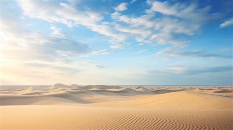 Premium Photo Endless Beauty Panorama Landscape Of Sand Dunes On The