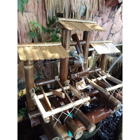 Jual Kincir Air Bambu Angklung 6 Ketuk Shopee Indonesia