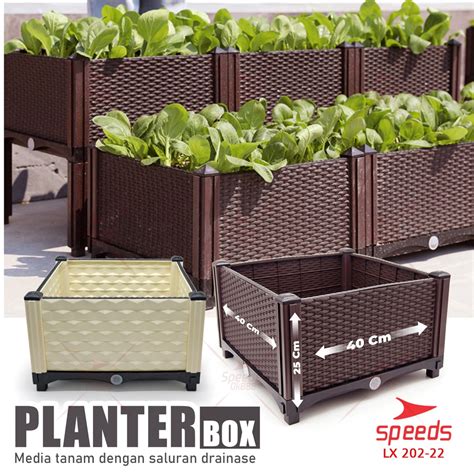 Jual Speeds Planter Box Plastik Pot Tanaman Hias Pot Bunga Kecil Rak