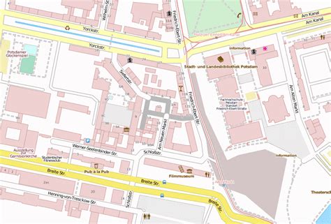 Neuer Markt Stadtplan Mit Satellitenaufnahme Und Unterk Nften Von Berlin