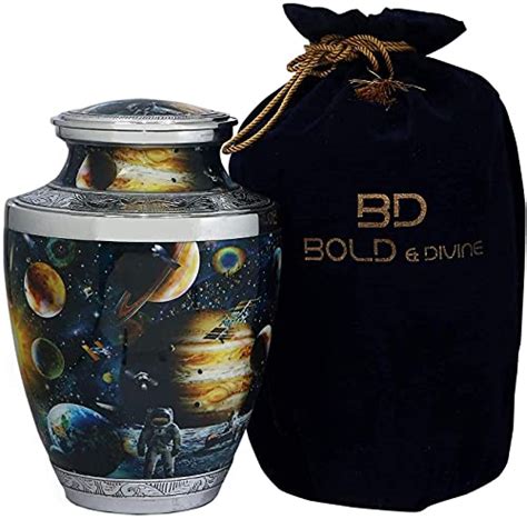 BOLD DIVINE Cosmic Galaxy Cremation Urn Human Ashes Adult Memorial